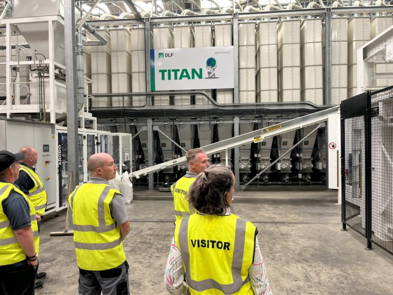 Titan Grass Seed Mixing